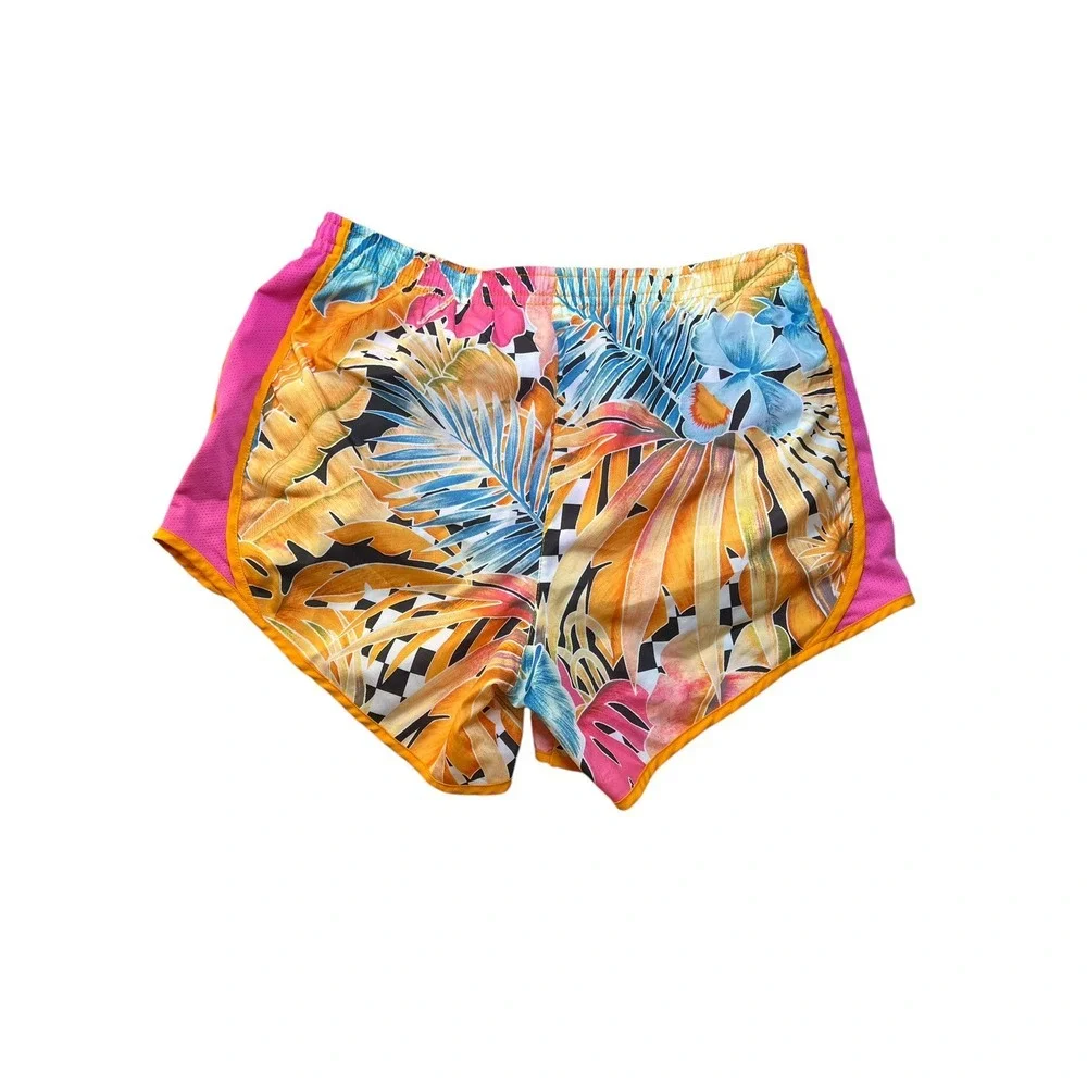 Nike Dri-Fit‎ Size XL Girls Tempo Shorts Athletic Running Pink Orange Lined